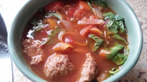 Turkey Meatball & Vegetable Soup